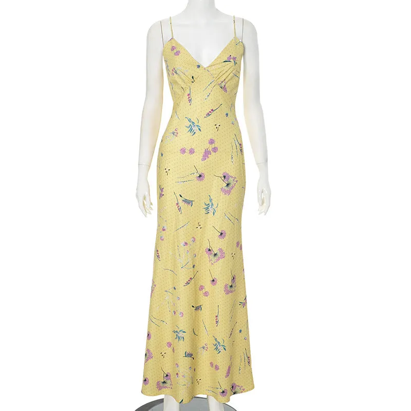 Vvsha Aurelia V-Neck Maxi Dress