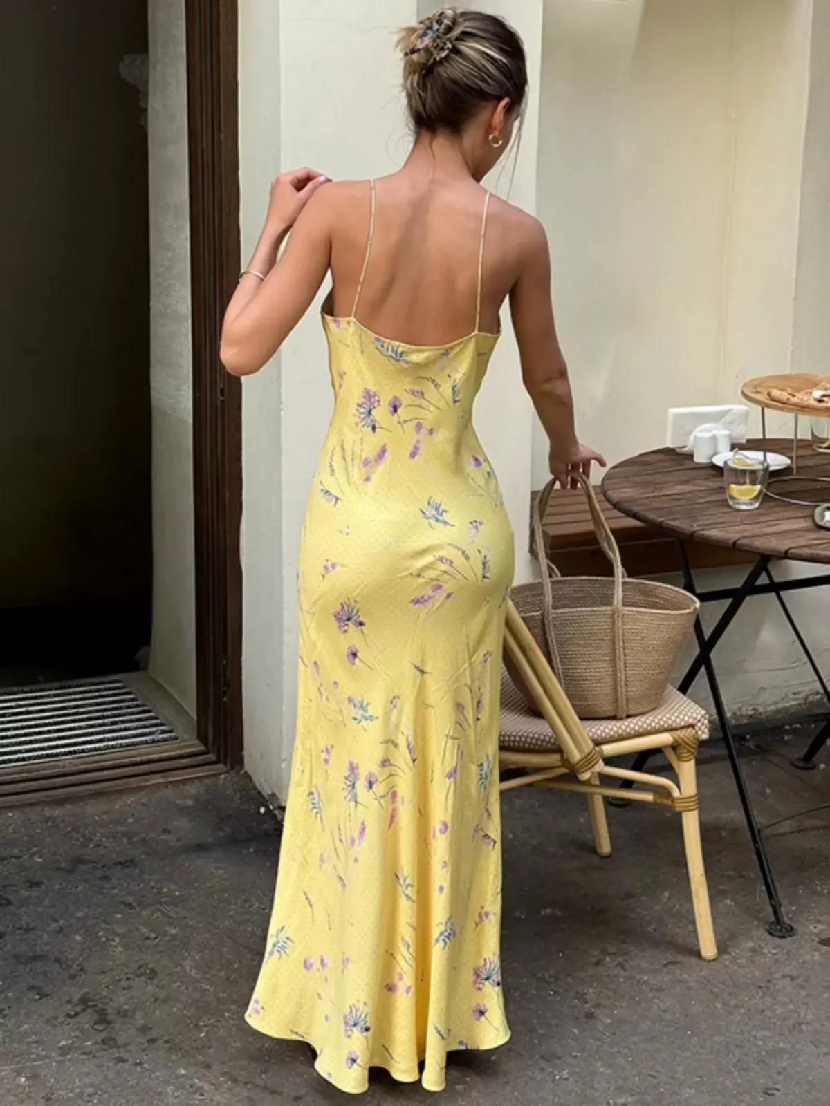 Vvsha Aurelia V-Neck Maxi Dress