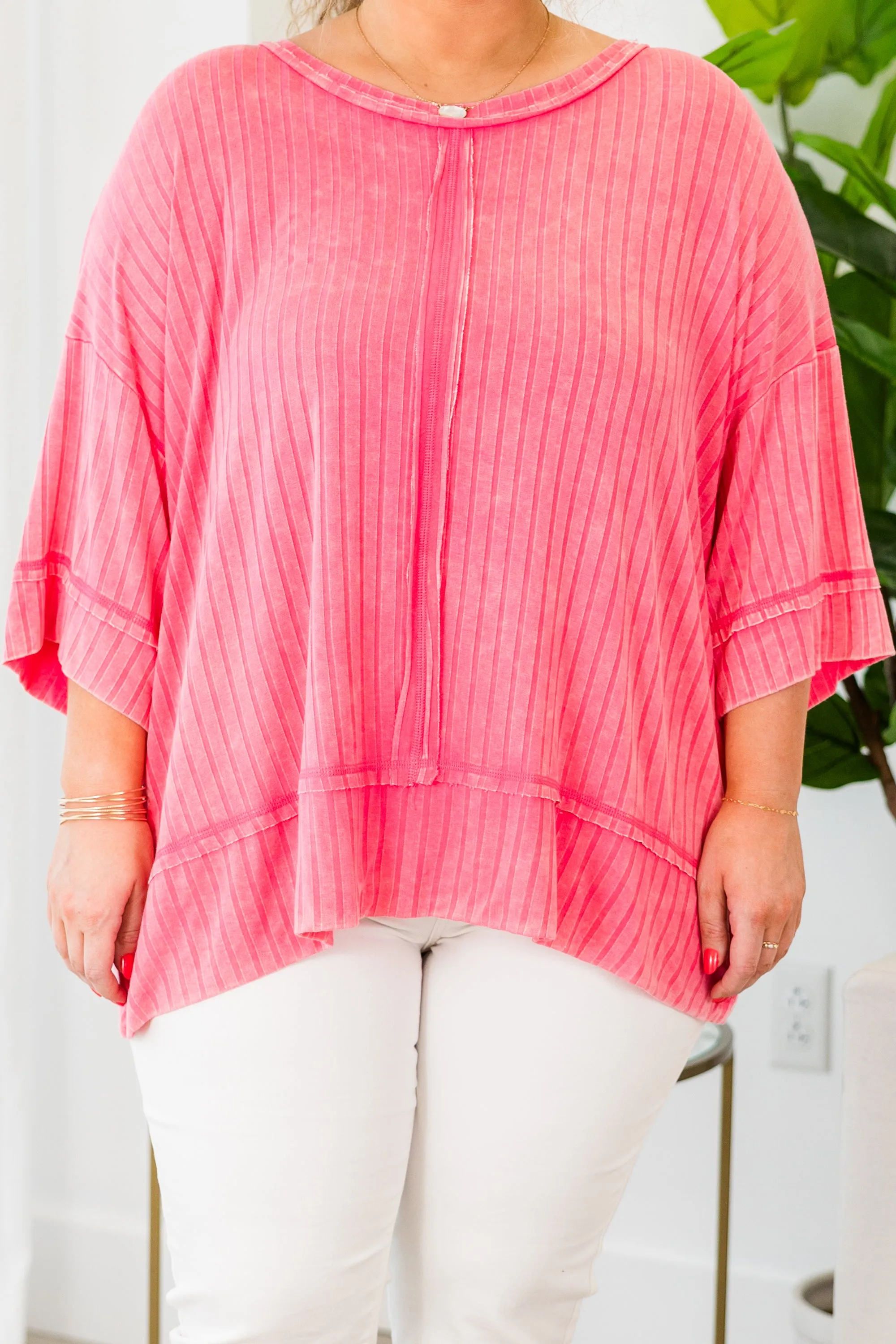 You're All Mine Top, Fuchsia