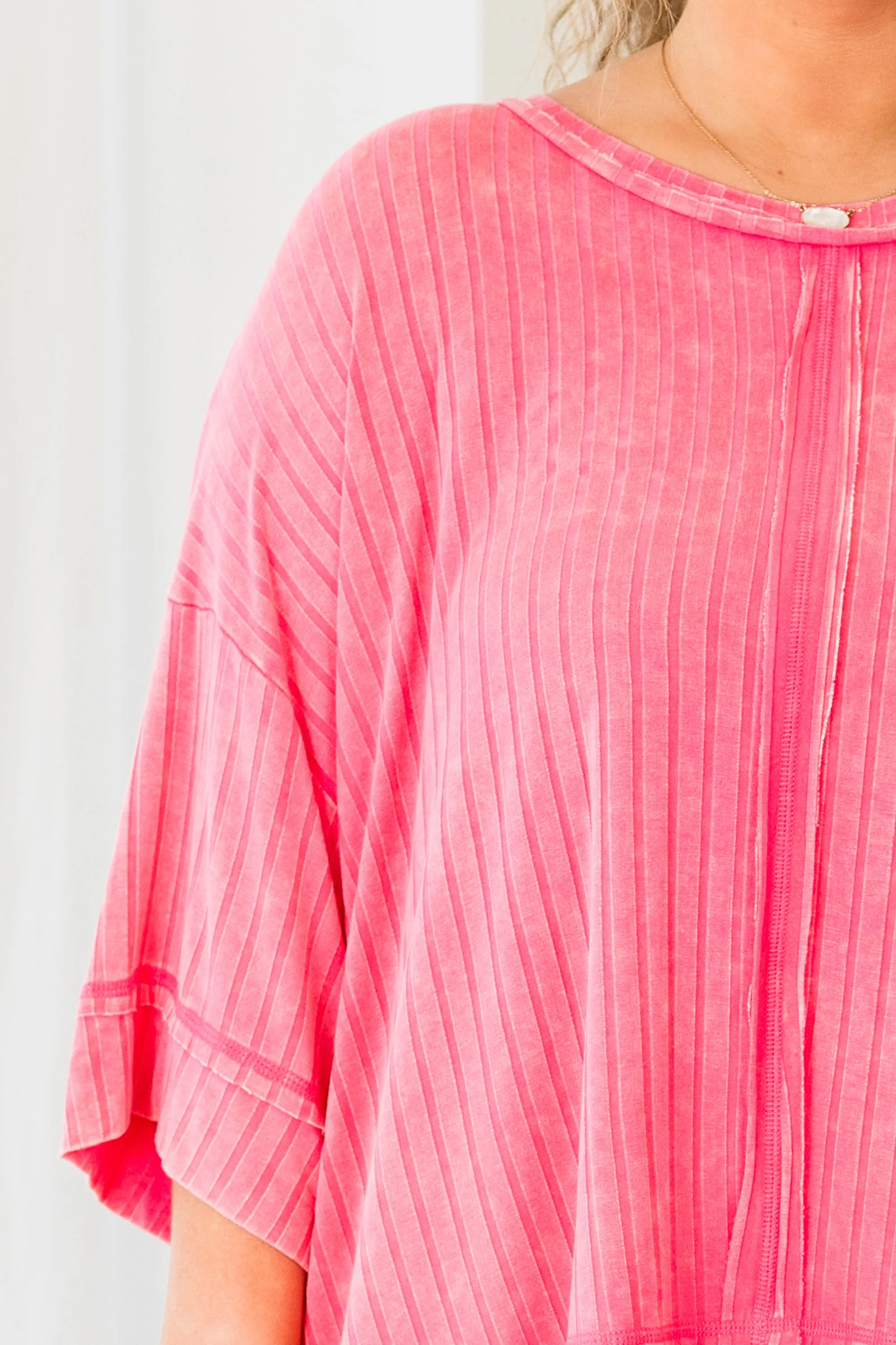 You're All Mine Top, Fuchsia